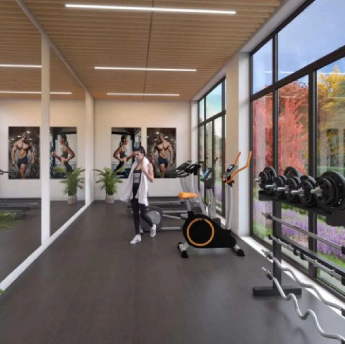 The Anacapri on-site fitness gym
